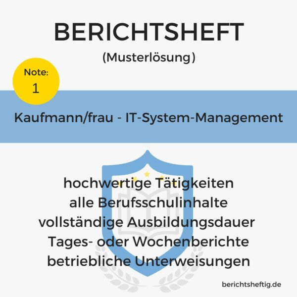 Kaufmann/frau - IT-System-Management