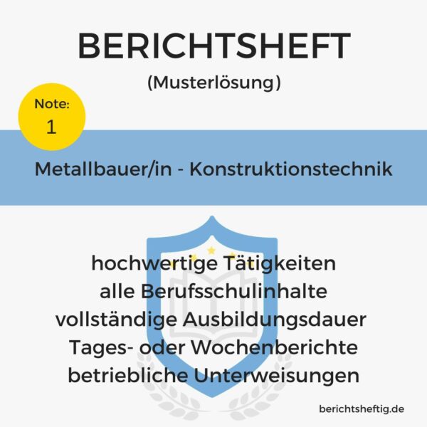 Metallbauer/in - Konstruktionstechnik