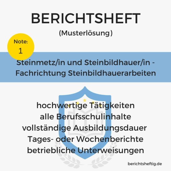 Steinmetz/in und Steinbildhauer/in - Fachrichtung Steinbildhauerarbeiten