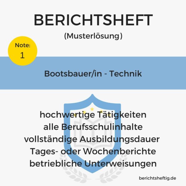 Bootsbauer/in - Technik