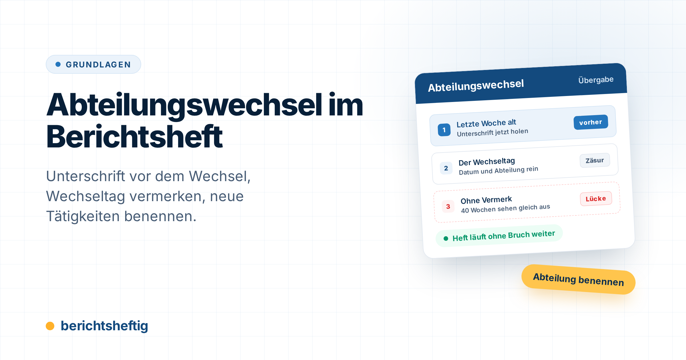 cover-abteilungswechsel-im-berichtsheft Abteilungswechsel im Berichtsheft: So führst du es weiter