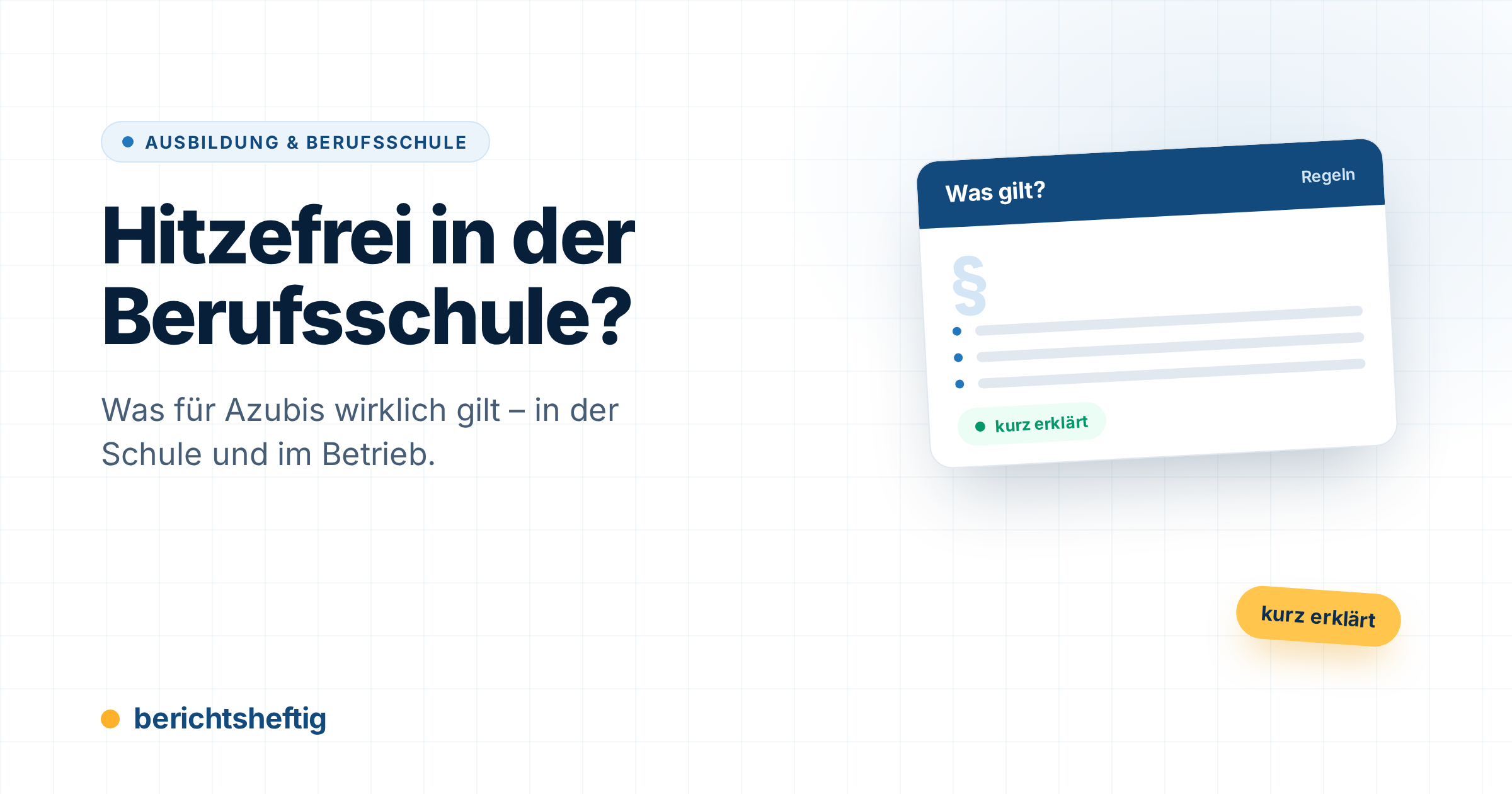 cover-anspruch-auf-hitzefrei-in-der-berufsschule Hitzefrei in der Berufsschule?
