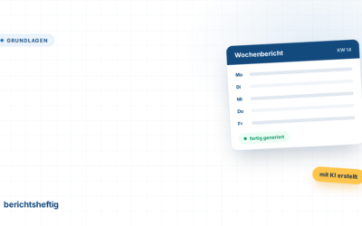 Berichtsheft schreiben: Anleitung & Beispiele für jede Woche