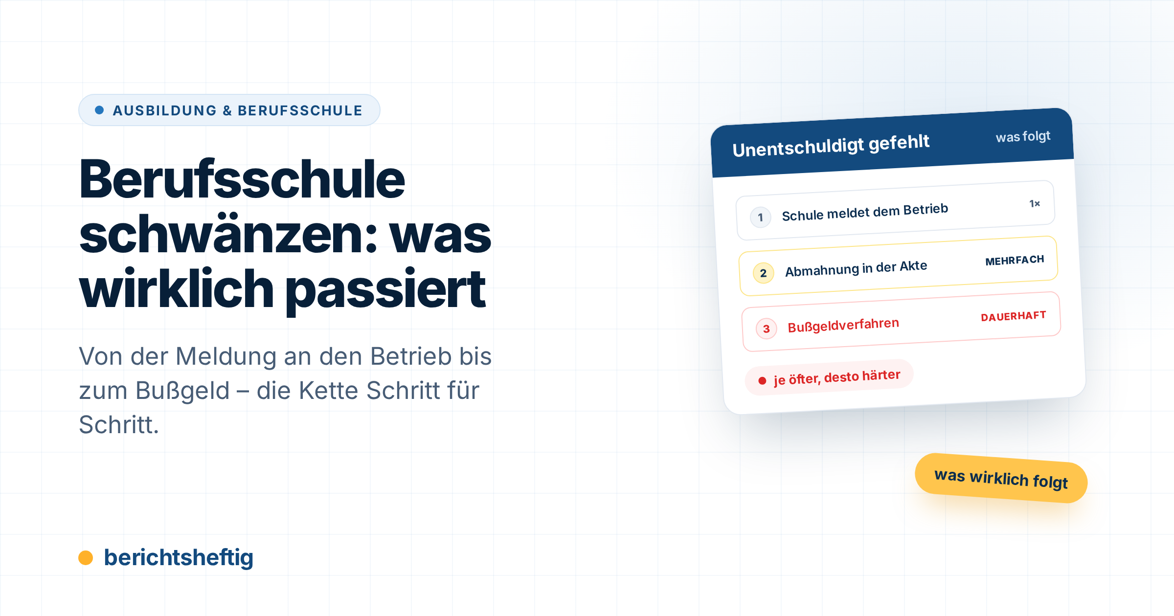 cover-berufsschule-schwaenzen Berufsschule schwänzen – die Folgen vom Fehltag bis zum Bußgeld