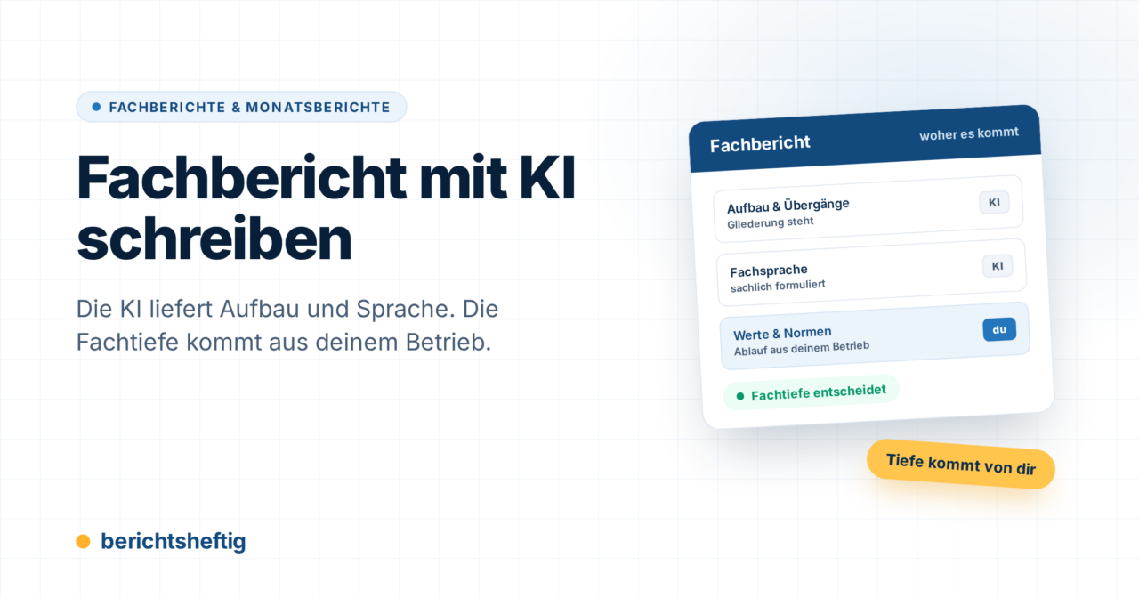 Fachbericht mit KI schreiben: in 5 Schritten zum Entwurf