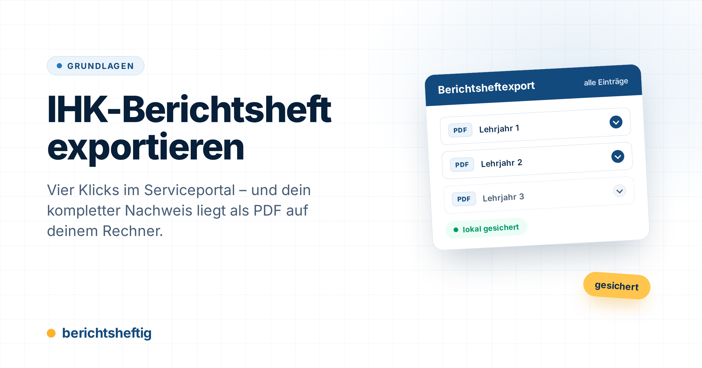 cover-ihk-berichtsheft-exportieren IHK-Berichtsheft exportieren: Anleitung in 5 Schritten