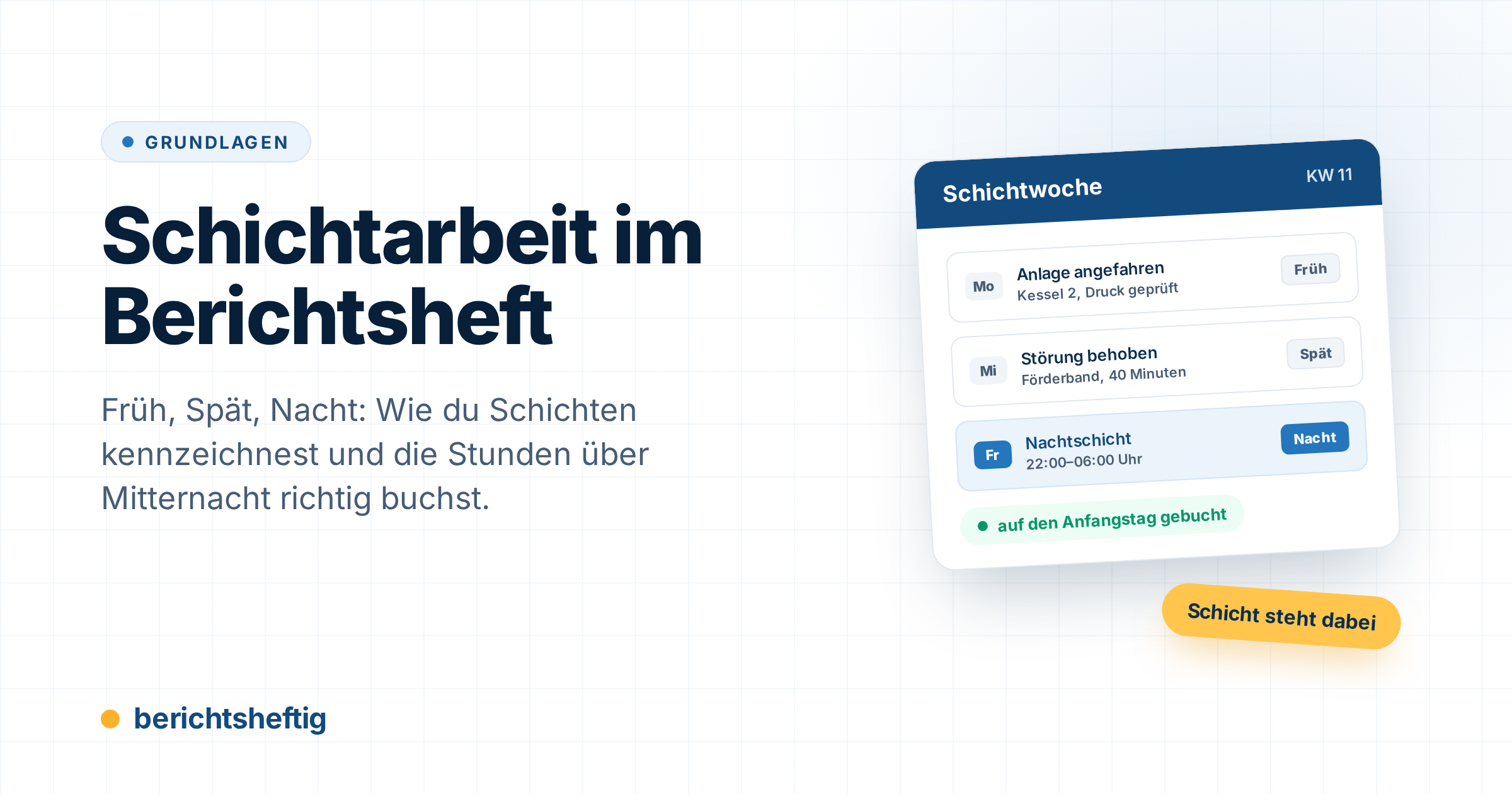 cover-schichtarbeit-im-berichtsheft Schichtarbeit im Berichtsheft eintragen: Früh-, Spät- und Nachtschicht