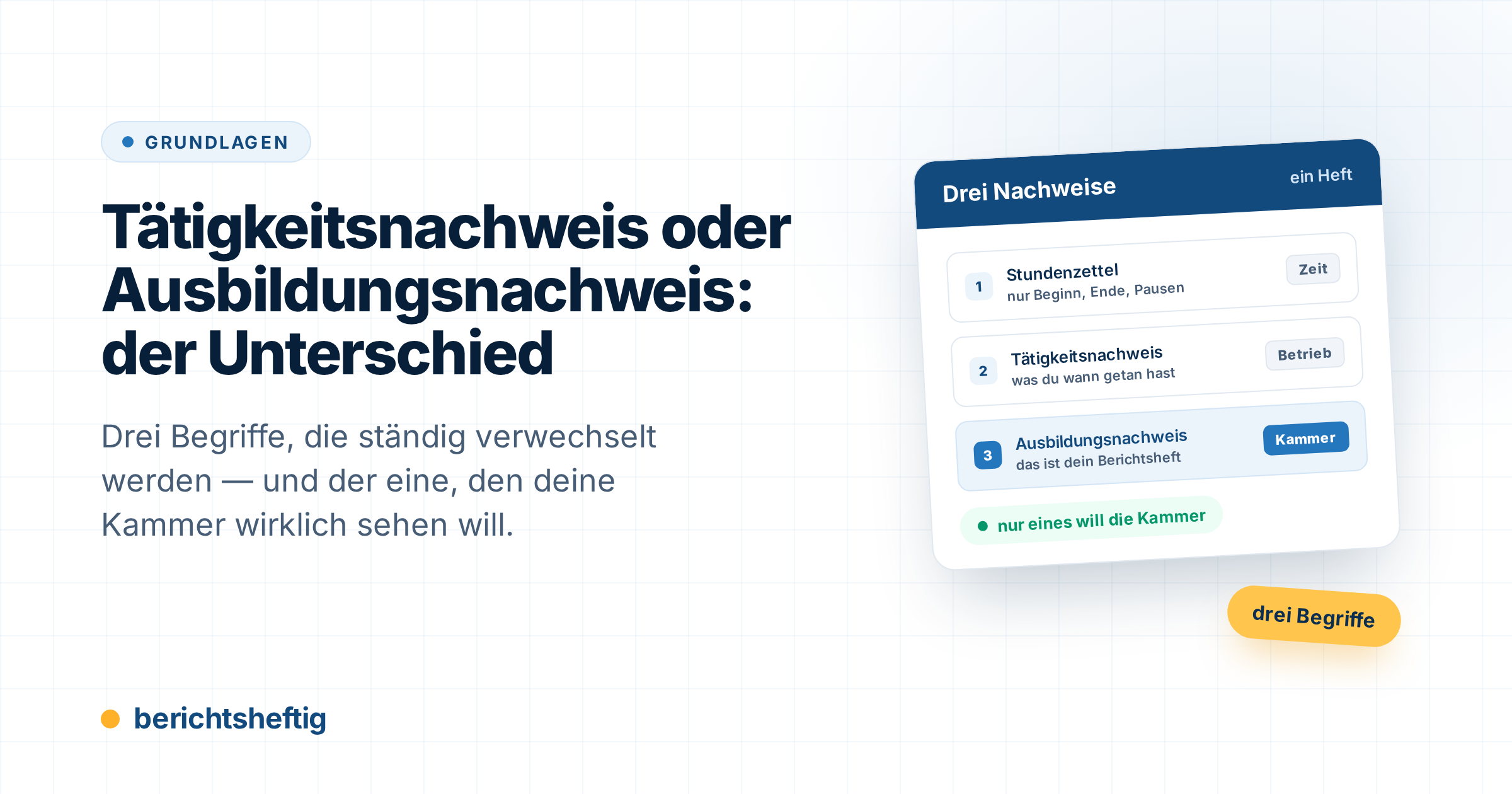 cover-taetigkeitsnachweis-ausbildung Tätigkeitsnachweis, Ausbildungsnachweis und Stundenzettel im Vergleich
