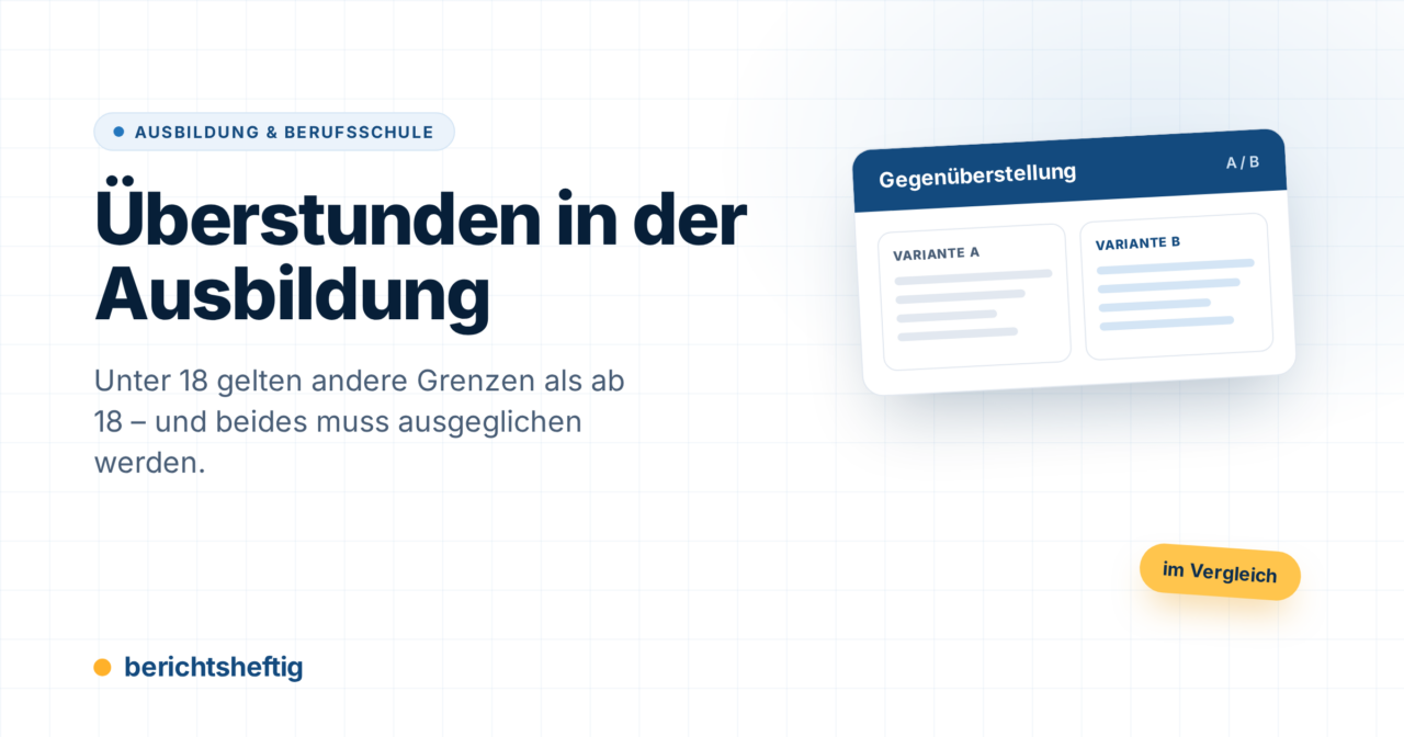 Überstunden in der Ausbildung: Was erlaubt ist und was nicht