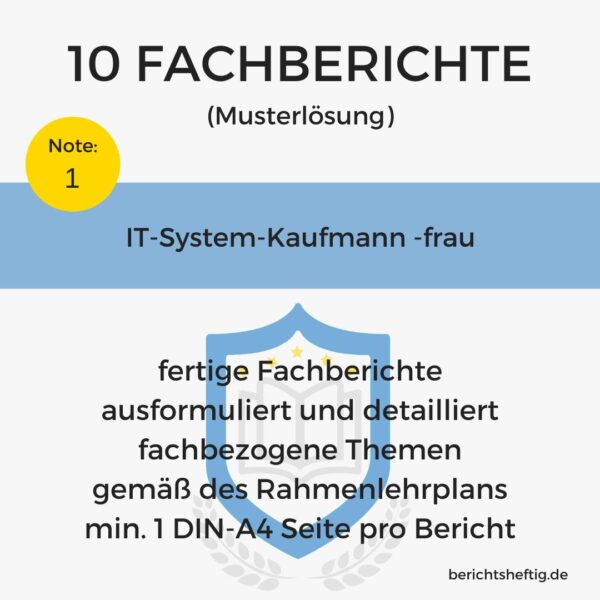fachberichte 48 it system kaufmann